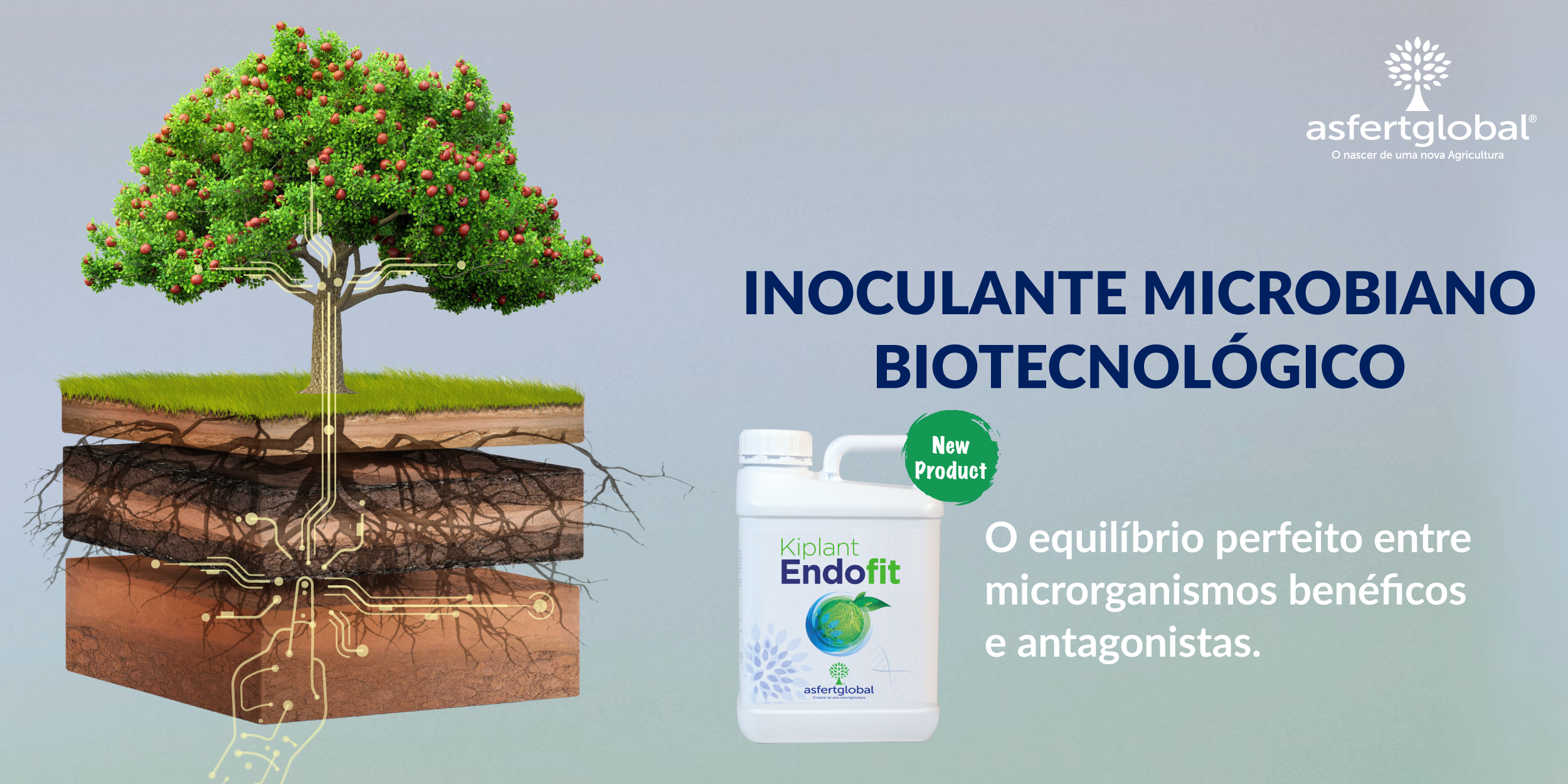 Asfertglobal lança o novo inoculante microbiano - Kiplant Endofit